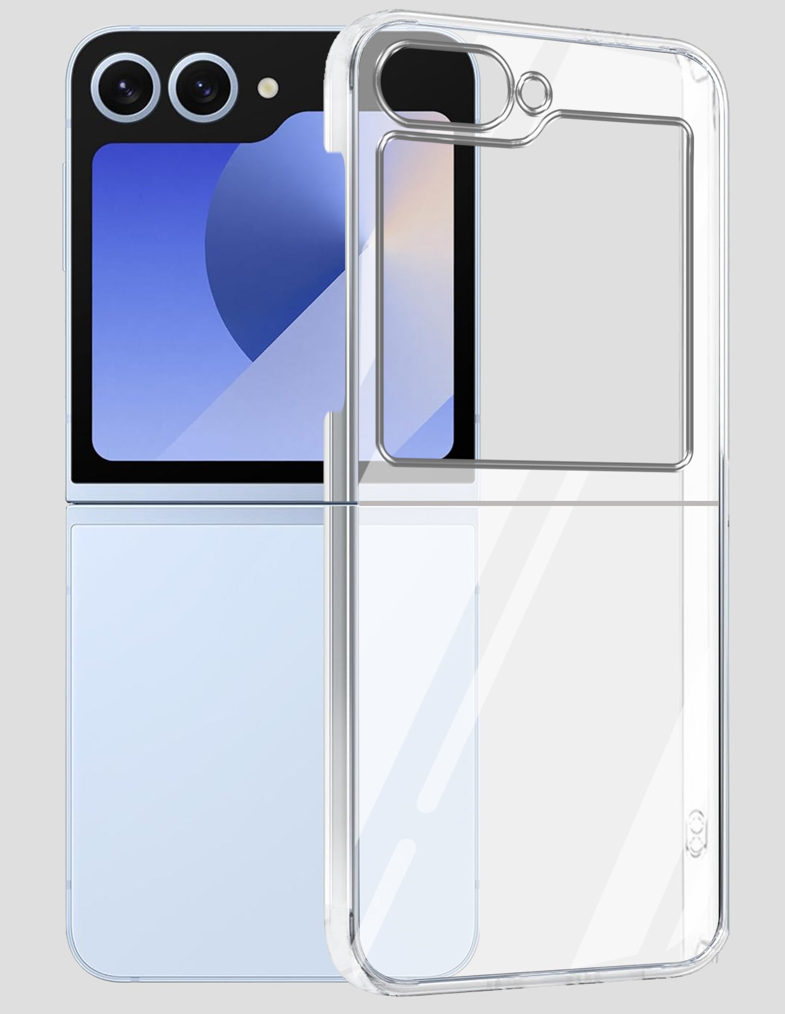 For Samsung Galaxy Z Flip 6 5G | Samsung Galaxy Z Flip 7 FE Back Cover Case (Hard Anti Yellow Clear Case | Sleek Hard Crystal Clear | Drop & Camera Protection | Shockproof