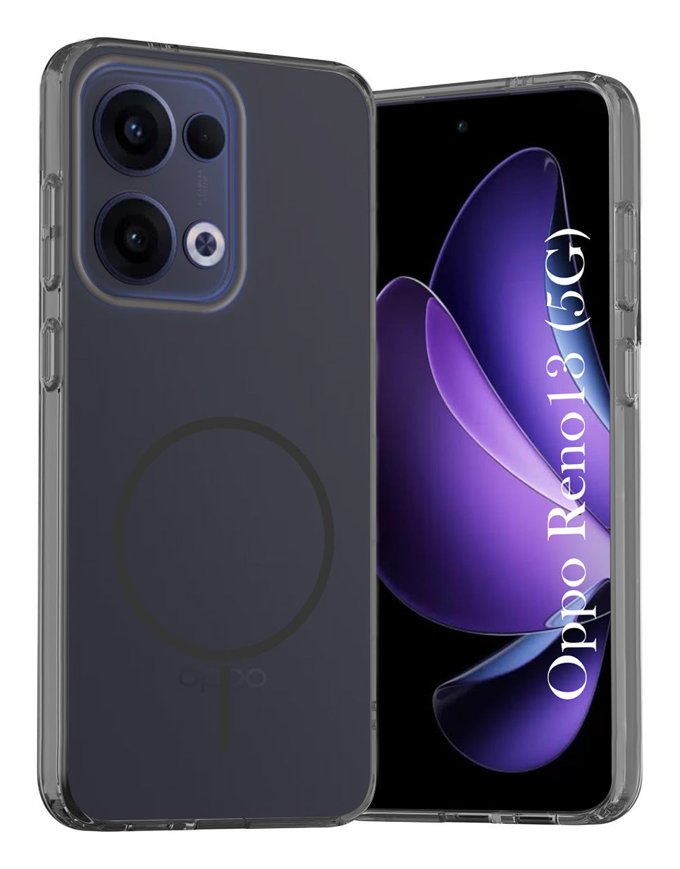 For Oppo Reno13 5G | Oppo Reno 13 5G Back Cover Case Silicone (Slim Paper Thin | Camera Protection Bump | Minimalist Professional | Soft Flexible)