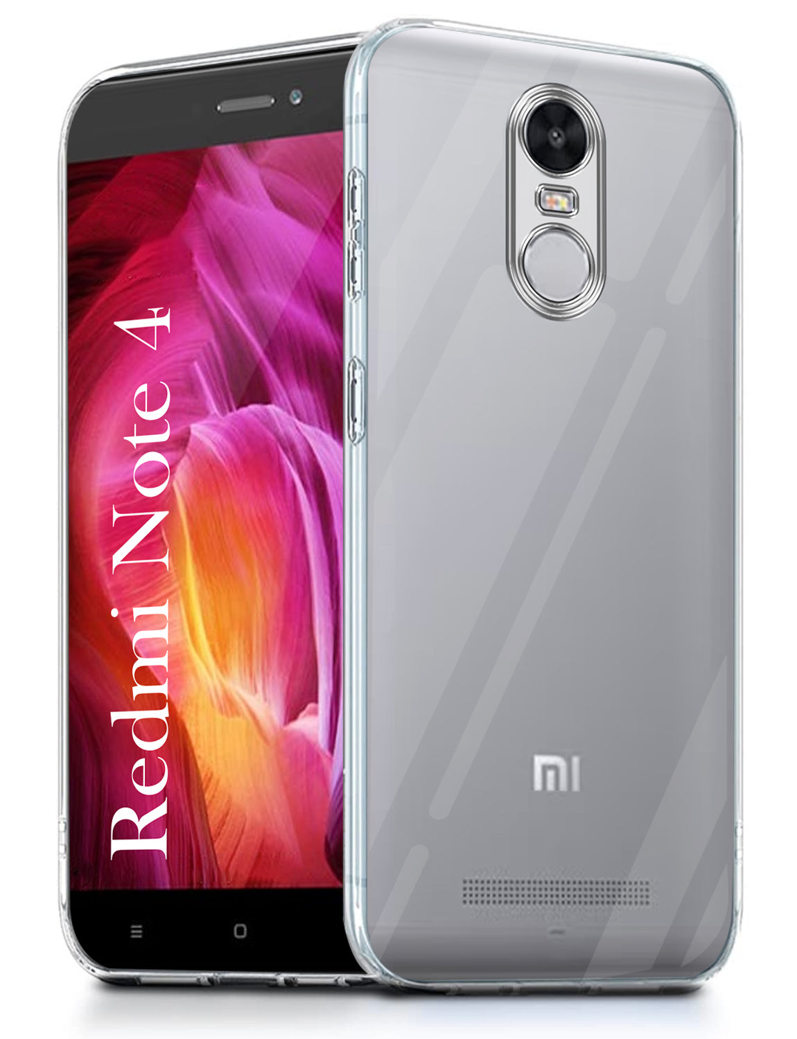 For Xiaomi Mi Redmi Note 4 Back Cover ( Silicone Clear Shockproof Case with Camera Protection | Soft and Flexible | Transparent)