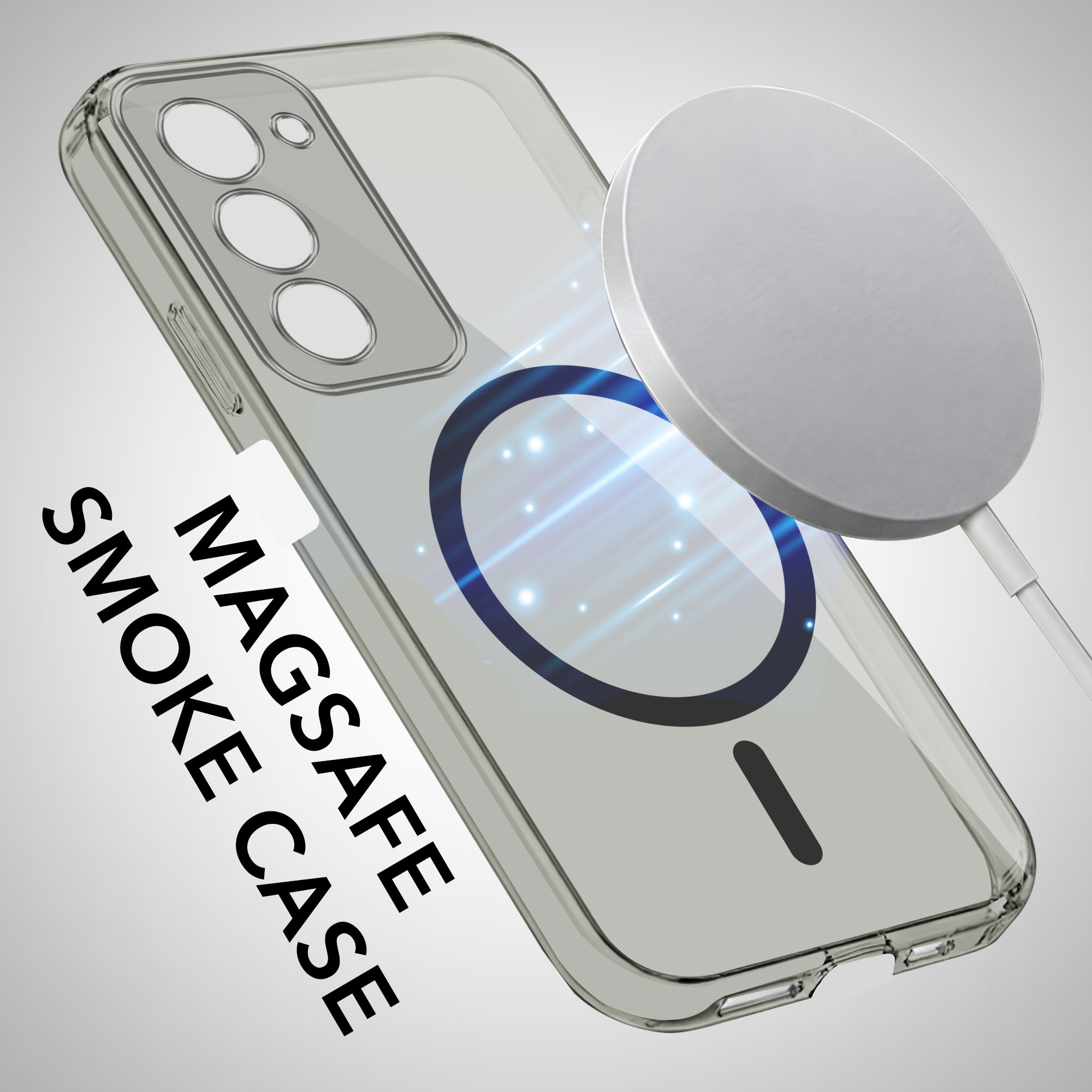 For Oppo A5 5G Back Cover Case Lifetime Anti-Yellow MagSafe Compatible Clear (Sleek Hard Crystal | Shockproof and Camera Protection)