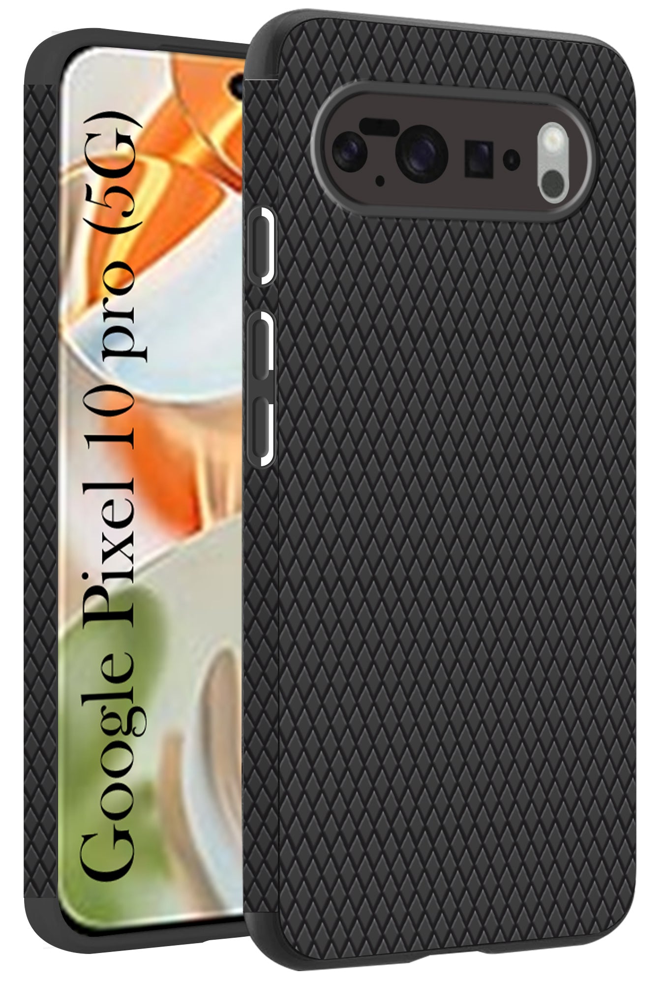 For Google Pixel 10 Pro Back Cover Case (Liquid Silicone | Side Grip | Camera Protection)
