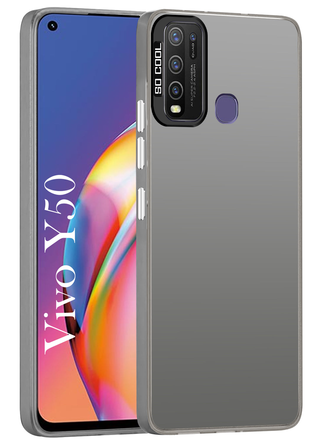 Vivo Y50 Cases For Vivo Y50 Hard Back Cover Case (Velvet Touch