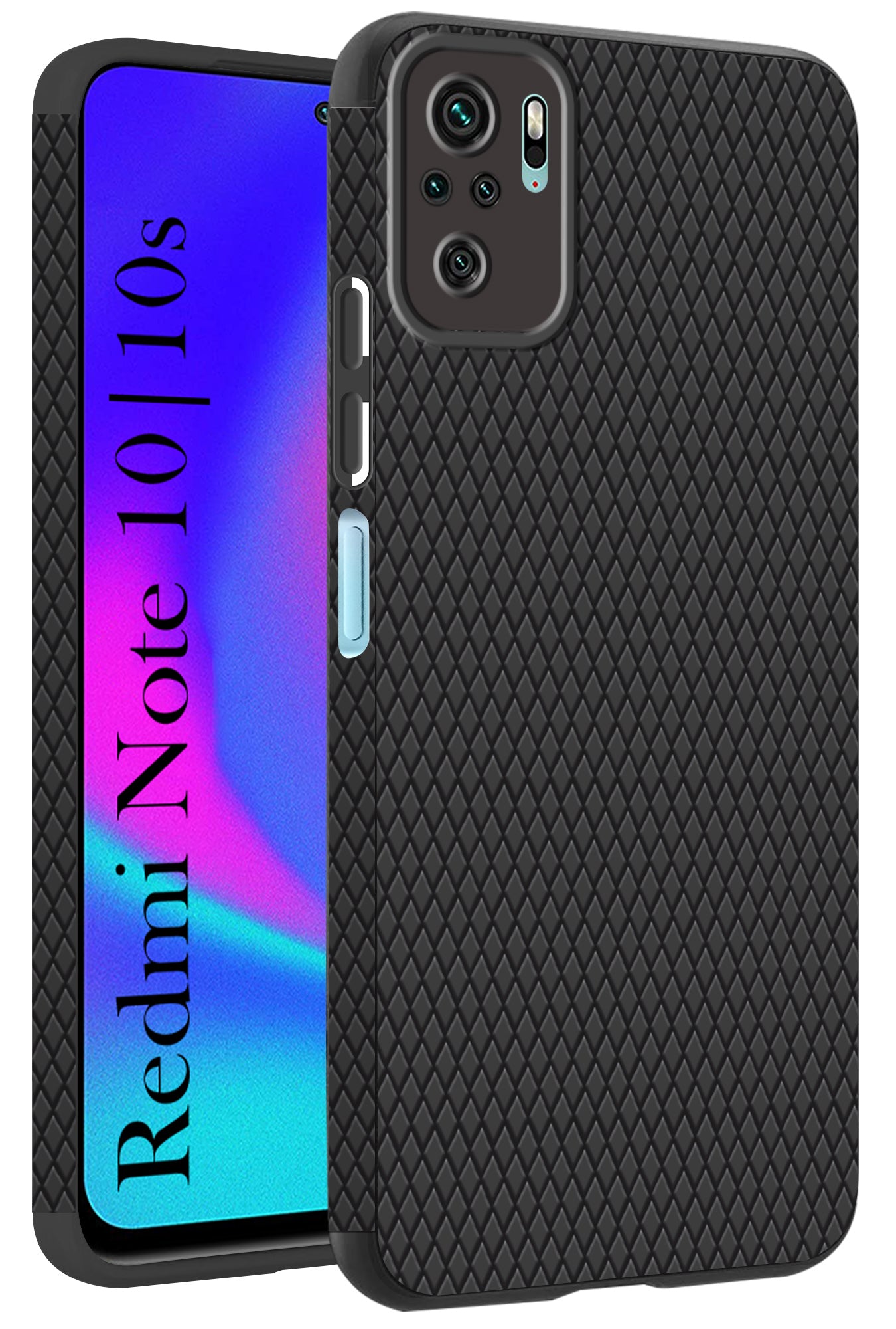 For Xiaomi Mi Redmi Note 10 | Note 10S Back Cover Case (Liquid Silicone | Side Grip | Camera Protection)