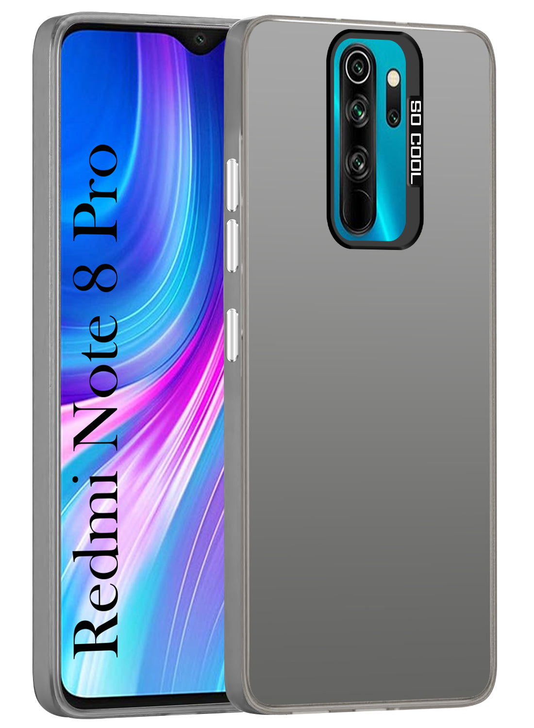 For Xiaomi Mi Redmi Note 8 Pro Hard Back Cover Case (Velvet Touch | Professional Glossy Finish | Camera Protection Bump)