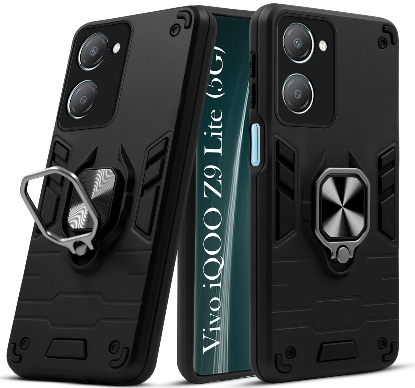 For Vivo iQOO Z9 Lite 5G Back Cover Case (Shockproof Polycarbonate Dual Layer Hybrid Armor)