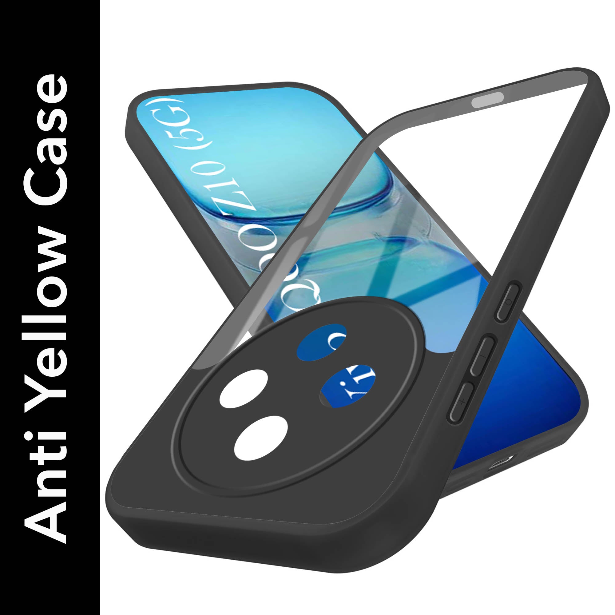 For Vivo iQOO Z10 Back Cover Case (Lifetime Anti Yellow | Anti Scratch | Crystal Clear Shockproof)