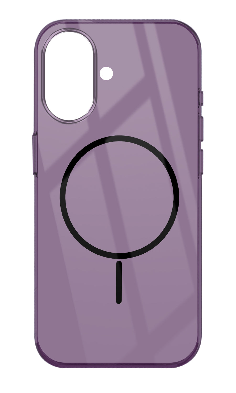 For Apple iPhone 16 Back Cover Case (Crystal Clear Case | MaSafe Wireless Charging Support | Hard Anti Yellow | Camera Protection Bump)