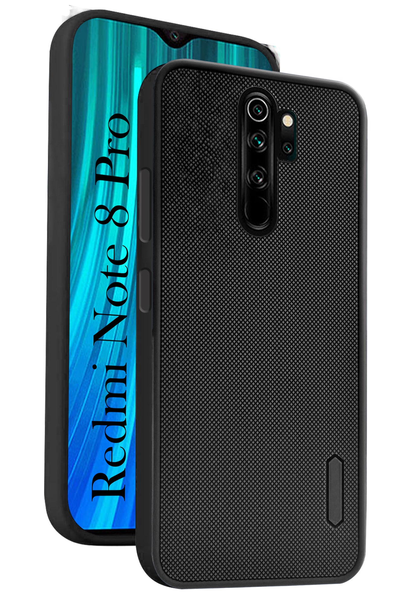 For Xiaomi Mi Redmi Note 8 Pro Back Cover Case ( Textured Grip Design | Camera Protection | Slim and Light Weight | Soft Touch and Feel )