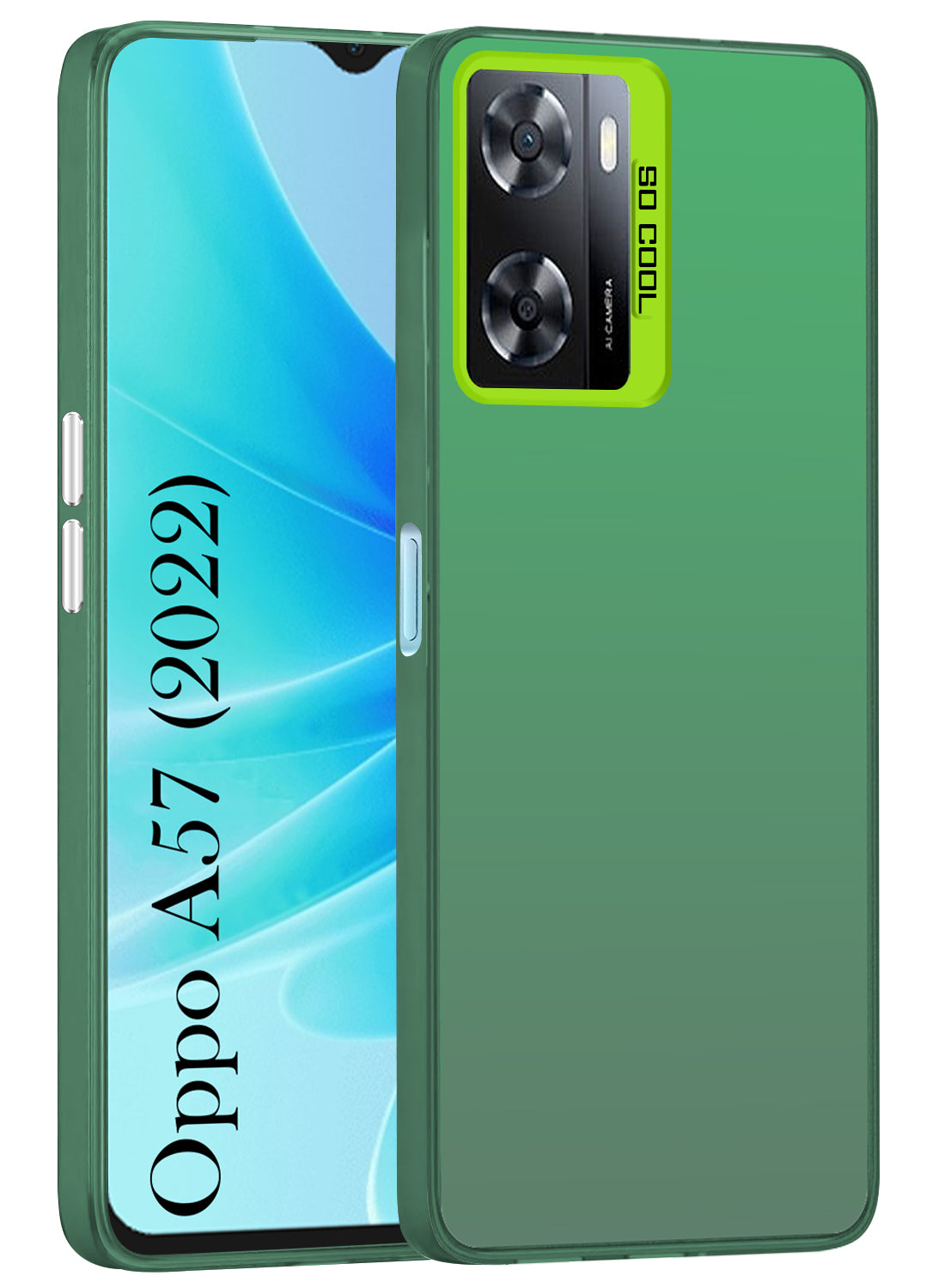 For Oppo A57 2022 4G Hard Back Cover Case (Velvet Touch | Professional Glossy Finish | Camera Protection Bump)