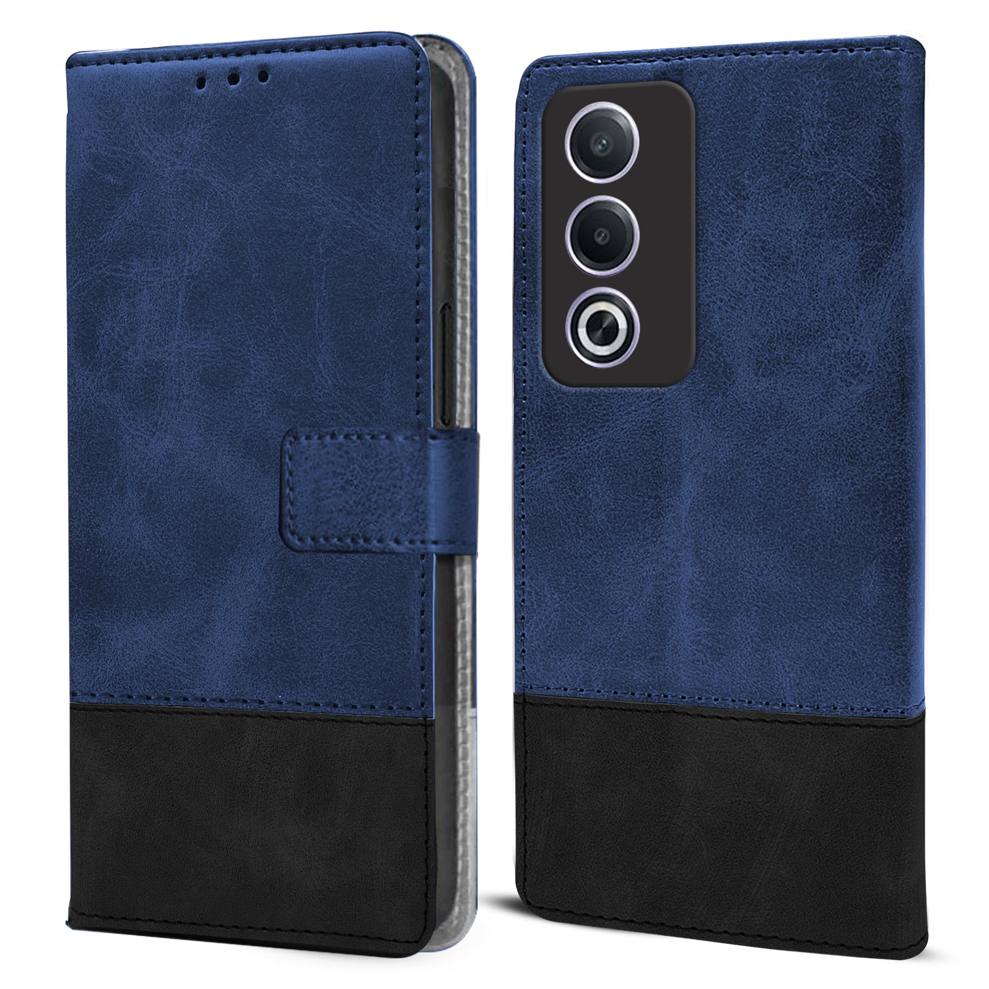 For Oppo A3 Pro 5G Flip Cover Case ( Professional Dual Leather Wallet with Magnetic Closure)
