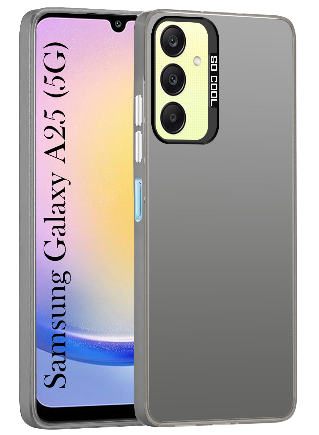 For Samsung Galaxy A25 5G Hard Back Cover Case (Velvet Touch | Professional Glossy Finish | Camera Protection Bump)