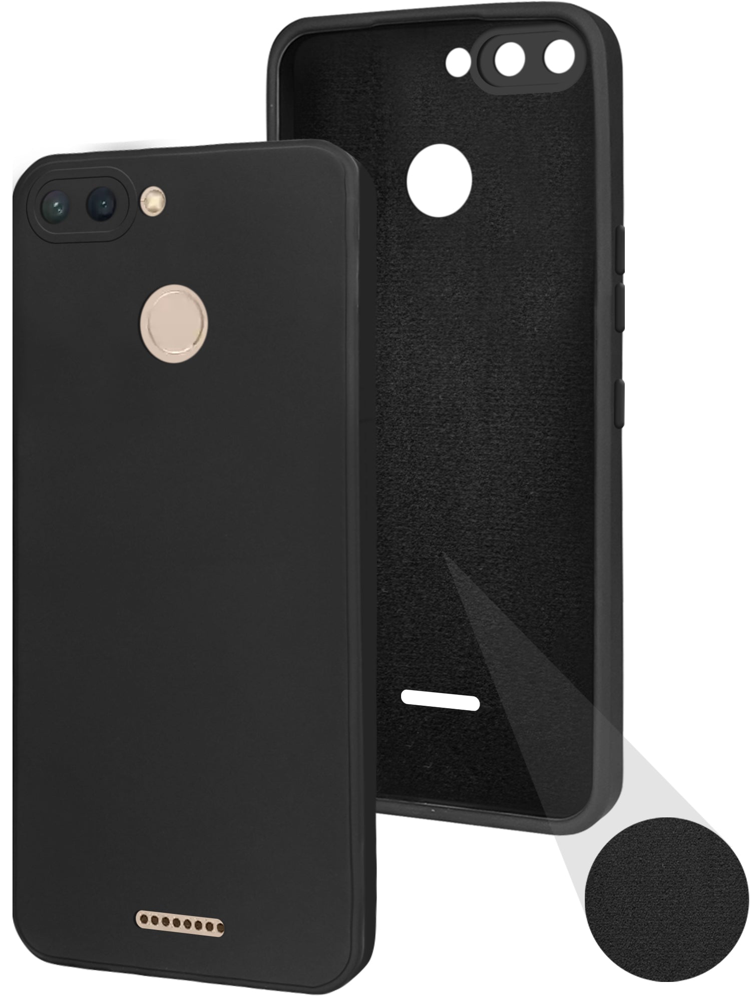 For Redmi 6 Back Cover ( Silicone Clear Shockproof Case with Camera Protection | Soft and Flexible | Transparent)