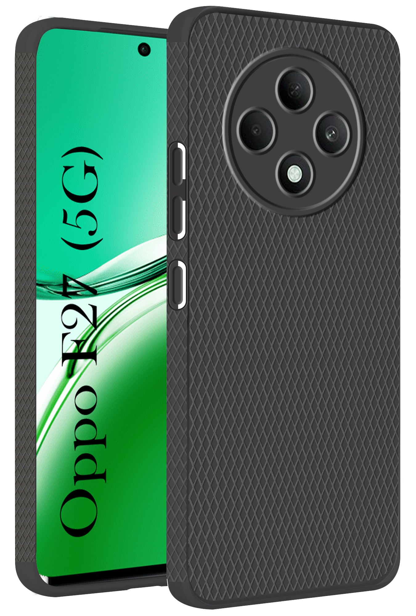 For Oppo F27 5G Back Cover Case (Liquid Silicone | Side Grip | Camera Protection)