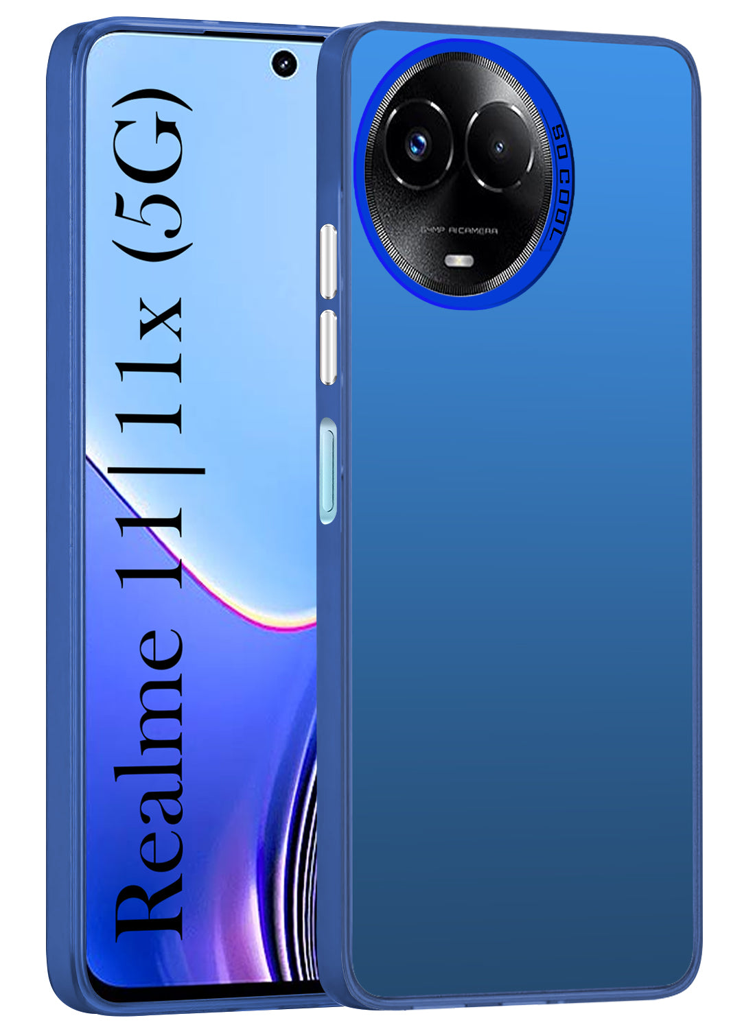 For Realme 11 5G | Realme 11x 5G Hard Back Cover Case (Velvet Touch | Professional Glossy Finish | Camera Protection Bump)