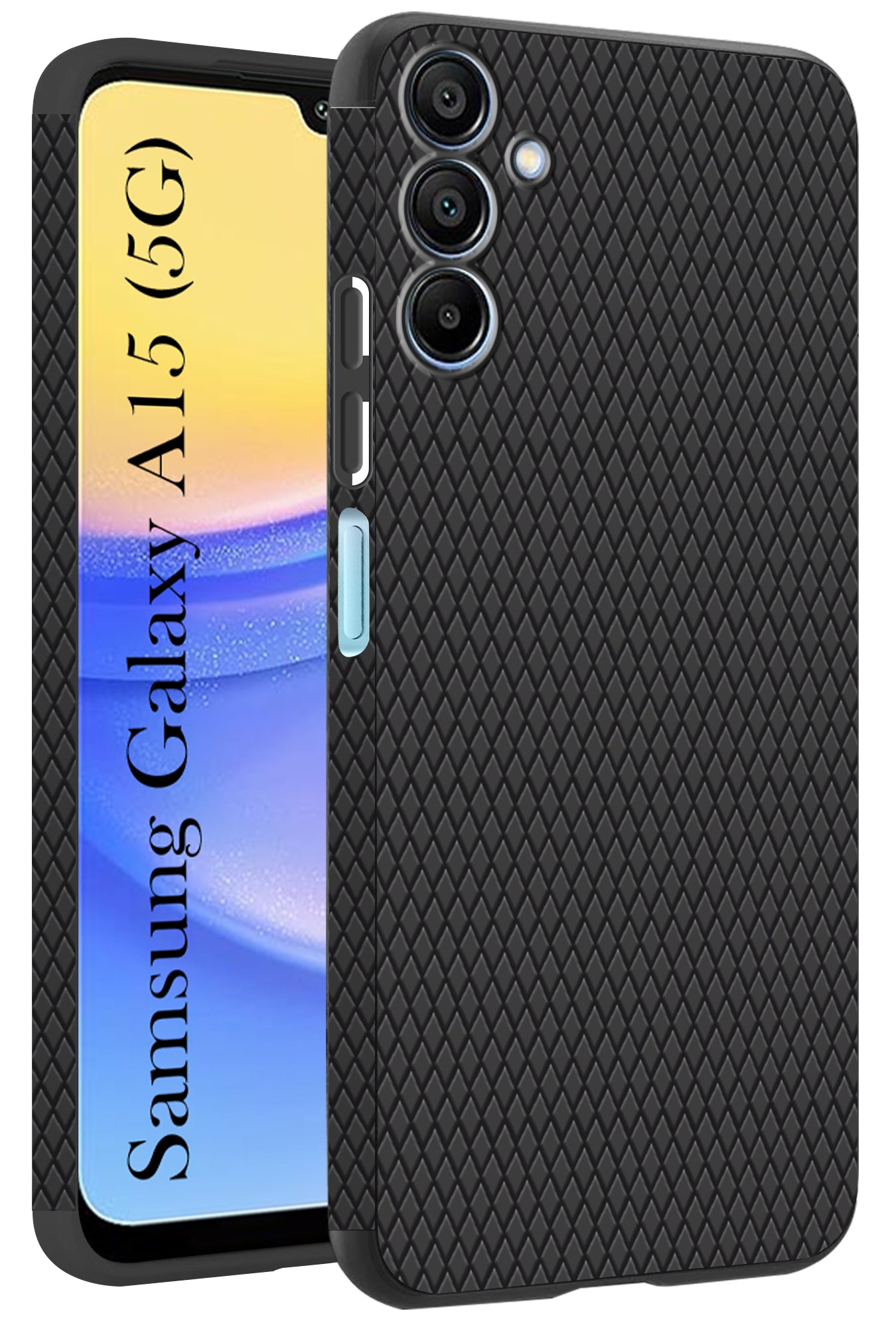 For Samsung Galaxy A15 5G Back Cover Case (Liquid Silicone | Side Grip | Camera Protection)