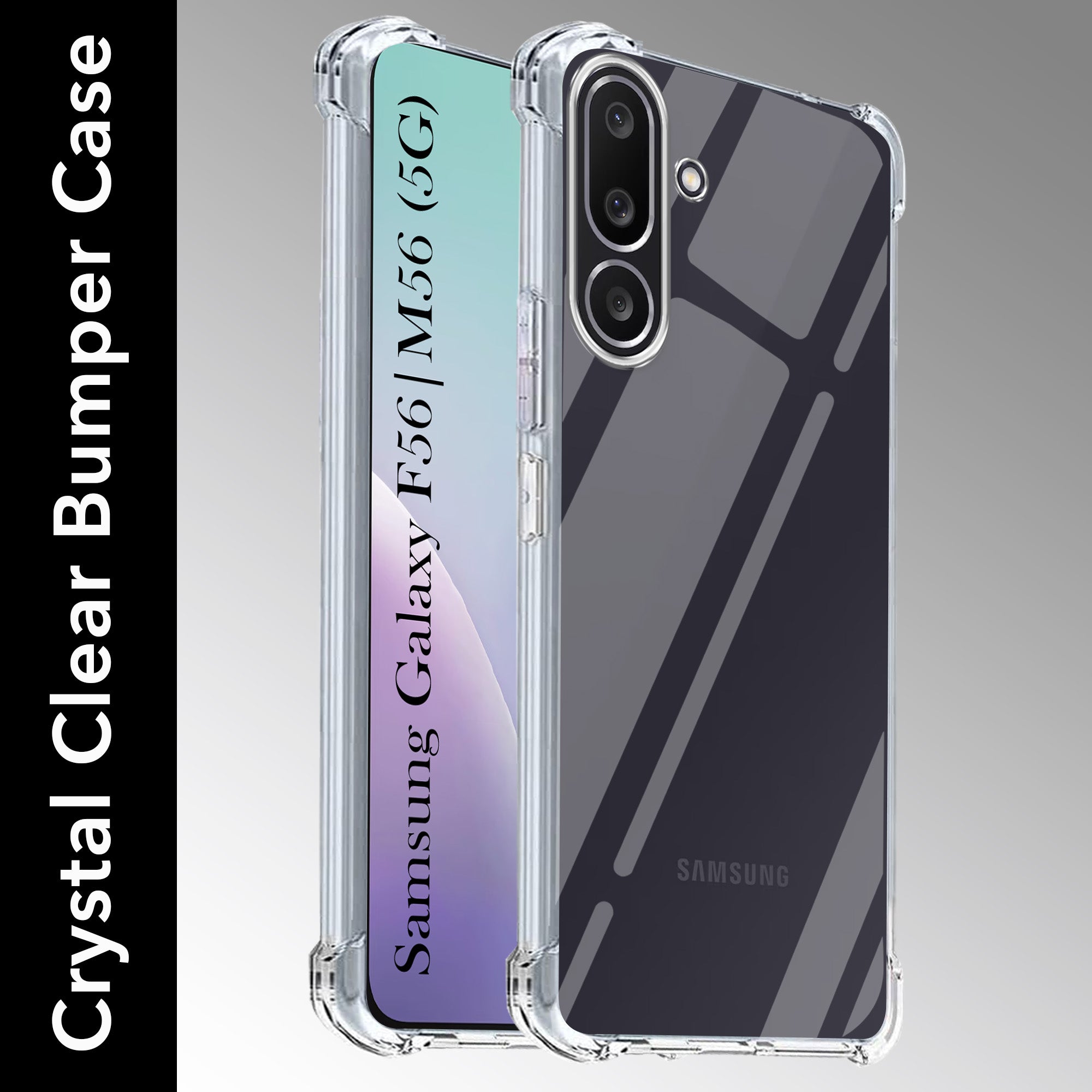 For Samsung Galaxy M56 | Samsung Galaxy F56 Back Cover ( Drop & Camera Protection | Hard Polycarbonate)