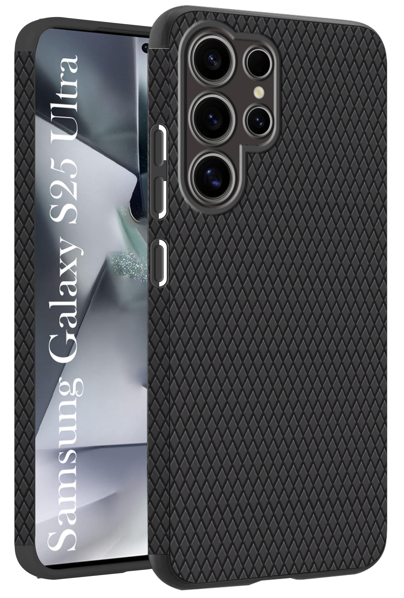 For Samsung Galaxy S25 Ultra Back Cover Case (Liquid Silicone | Side Grip | Camera Protection)