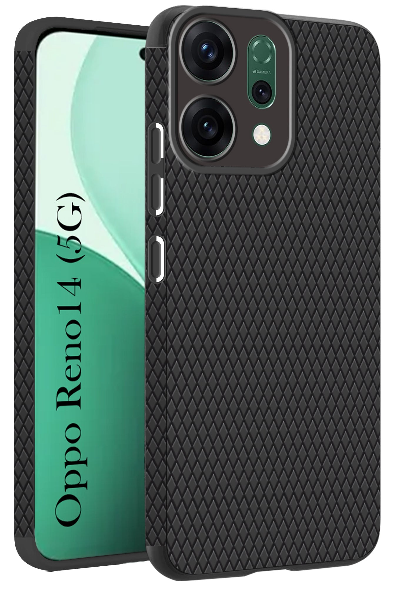 For Oppo Reno14 5G | Oppo Reno 14 5G Back Cover Case (Liquid Silicone | Side Grip | Camera Protection)