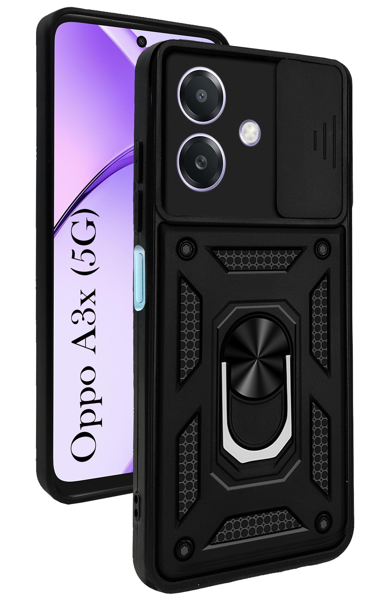For Oppo A3X 5G | Oppo A3 5G Back Cover Case (Hybrid Dual Armor Polycarbonate)