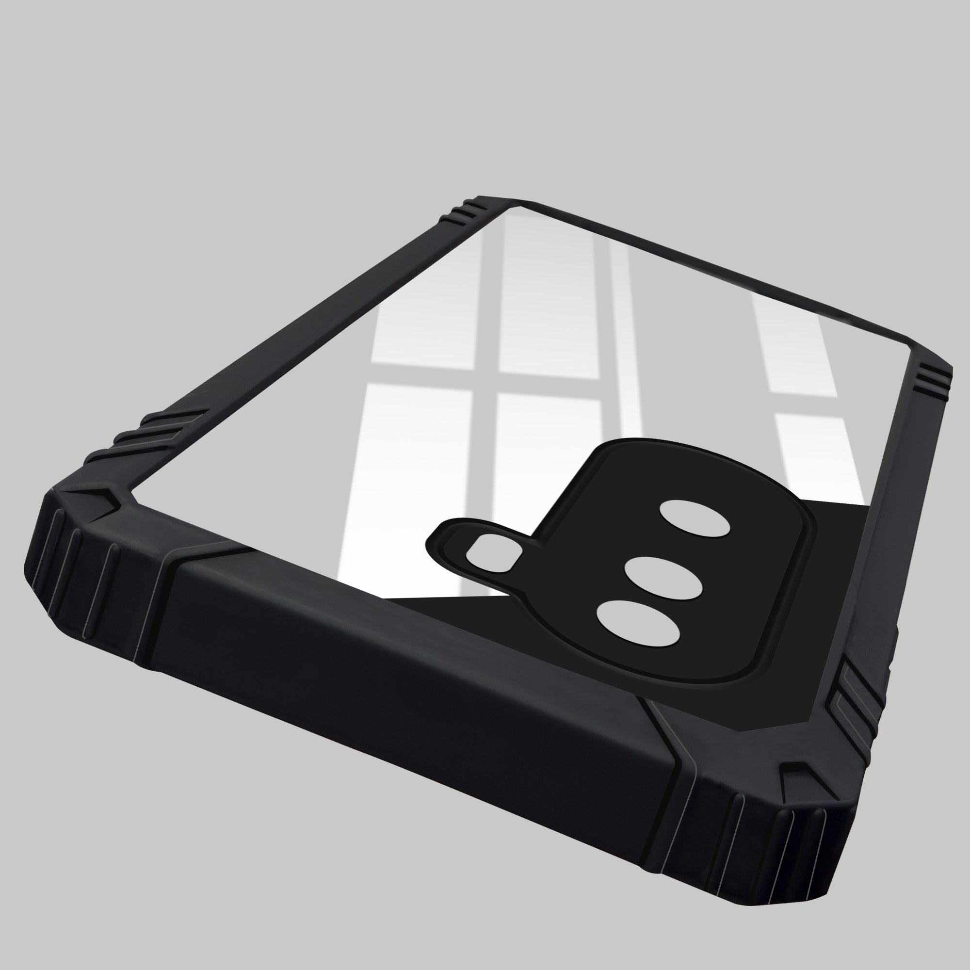 For Vivo V40e Back Cover Case (Ultimate Shockproof Bumpers | Anti Yellow | Rugged Armor | Hybrid PC | Black )