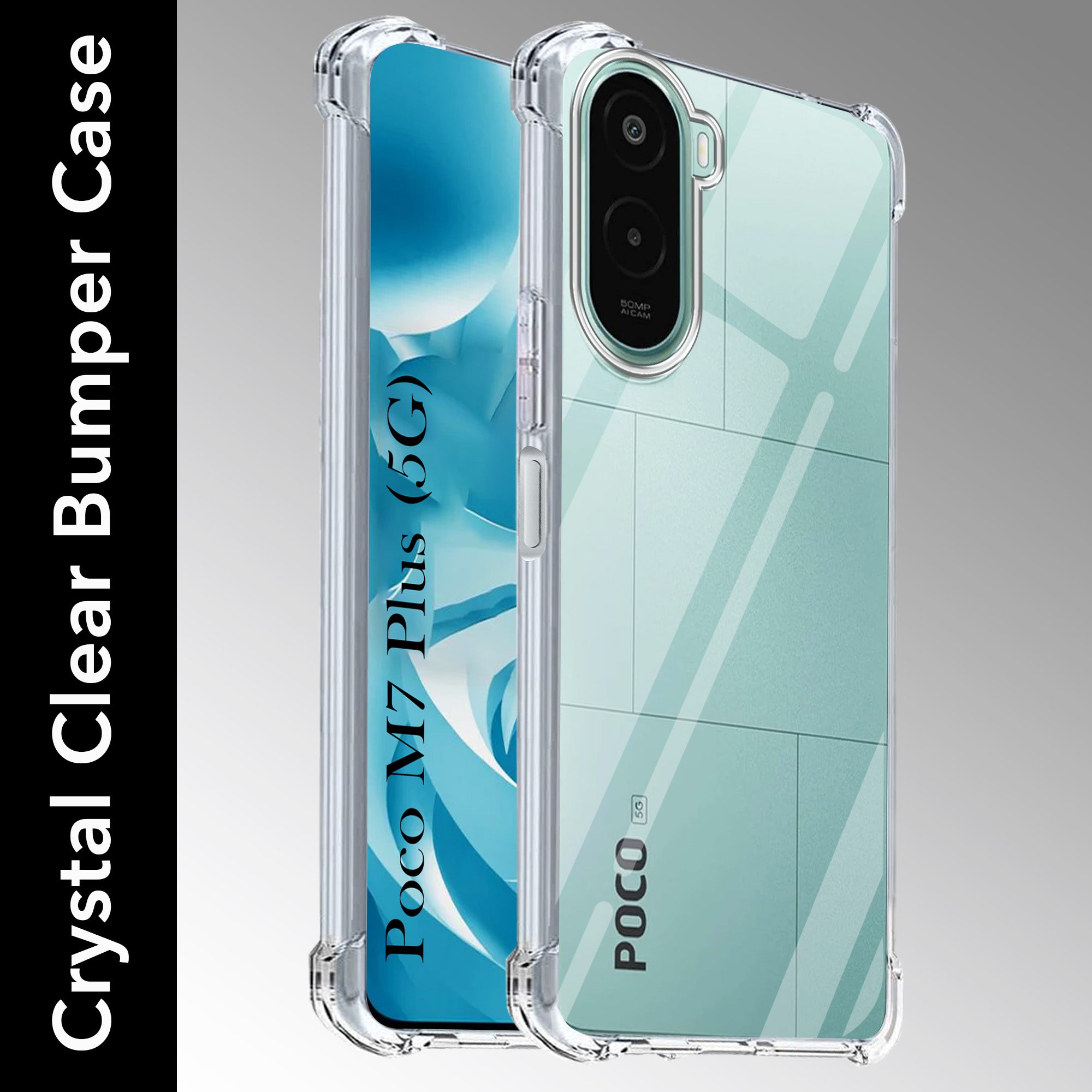 For Poco M7 Plus 5G Back Cover (Drop & Camera Protection | Hard Polycarbonate)