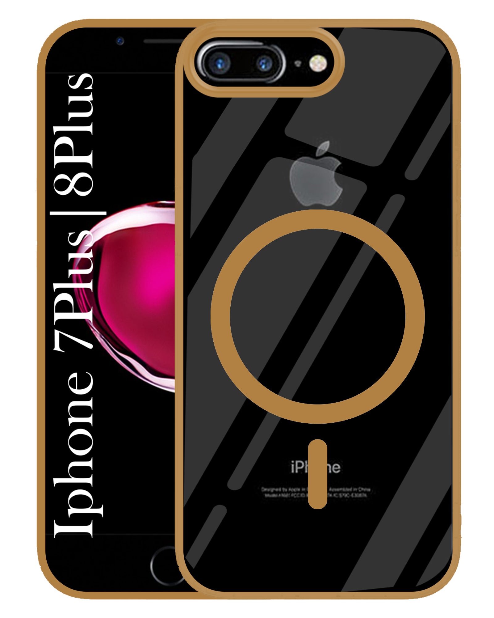 For Apple iPhone 7 Plus | iPhone 8 Plus Back Cover Case (MagSafe Compatible Wireless Charging | Hybrid Camera Bump Protection | Shockproof Polycarbonate Material)