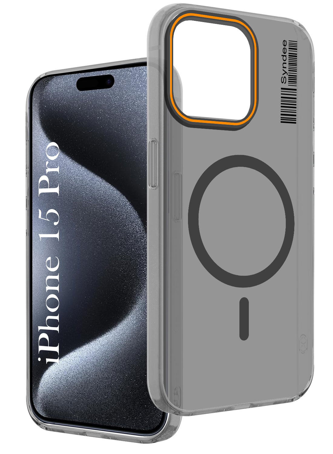 For Apple iPhone 15 Pro Back Cover Case (Soft Touch | Camera Bump Protection | MagSafe Compatible | Matte Finish)