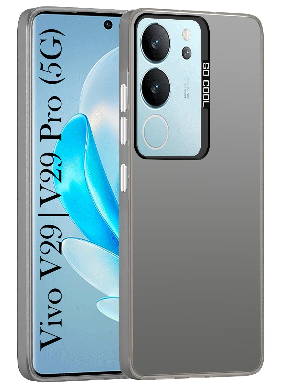 For Vivo V29 | Vivo V29 Pro 5G Hard Back Cover Case (Velvet Touch | Professional Glossy Finish | Camera Protection Bump)