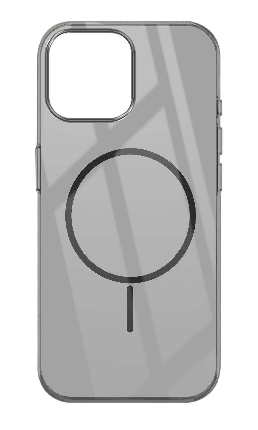For Apple iPhone 13 Pro Max Back Cover Case (Crystal Clear Case | MagSafe Wireless Charging Support | Hard Anti Yellow | Camera Protection Bump)