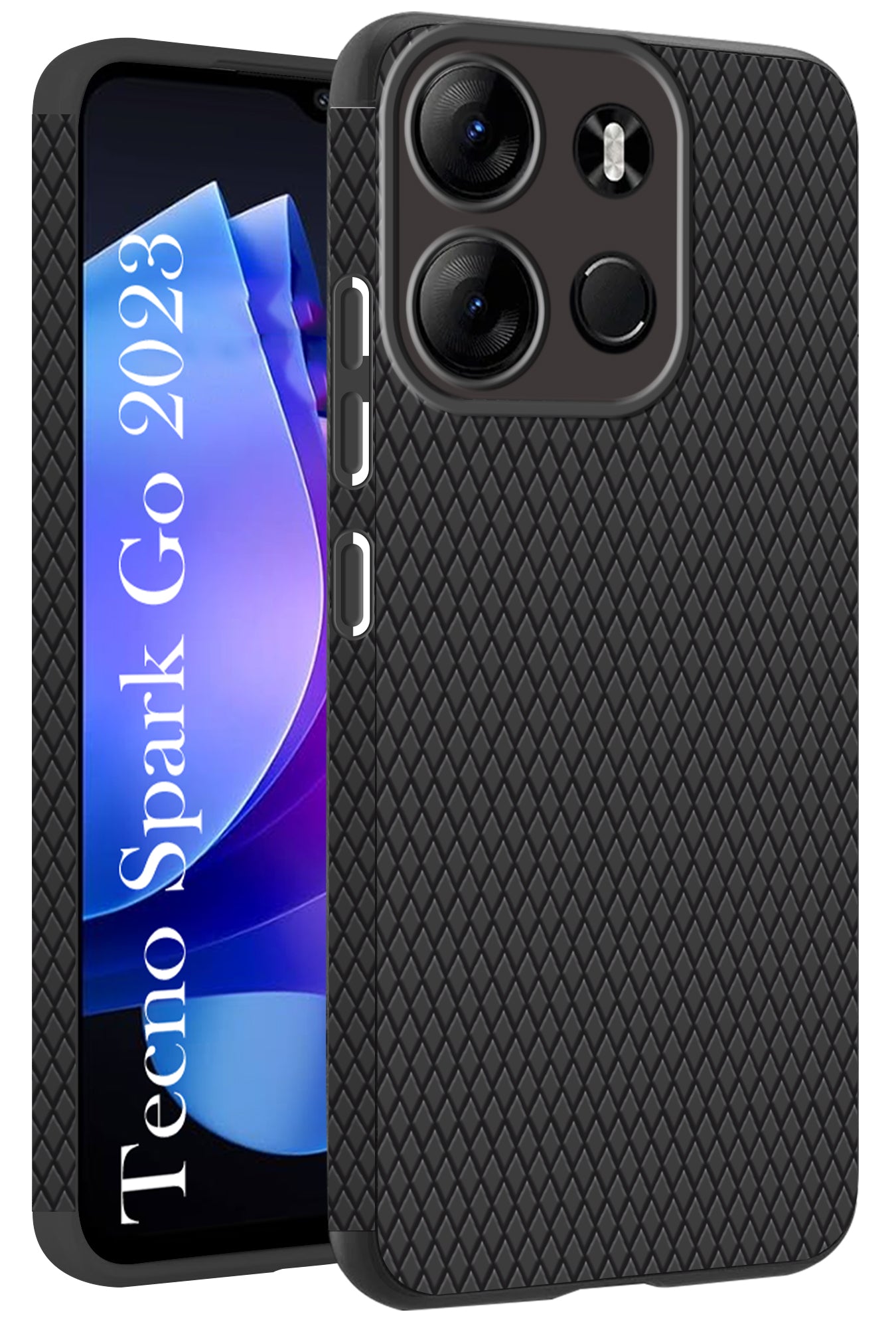 For Tecno Spark Go 2023 Back Cover Case (Liquid Silicone | Side Grip | Camera Protection)