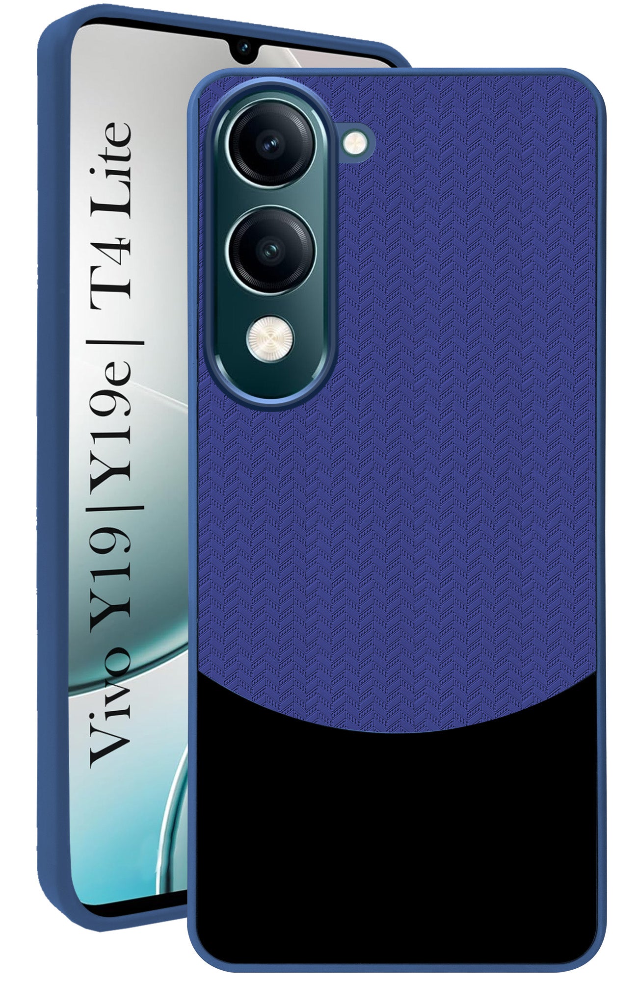 For Vivo Y19 | Vivo Y19e | Vivo T4 Lite Silicone Finish Back Cover Case (Premium Minimalist Professional Feel | Camera Protection Bump)