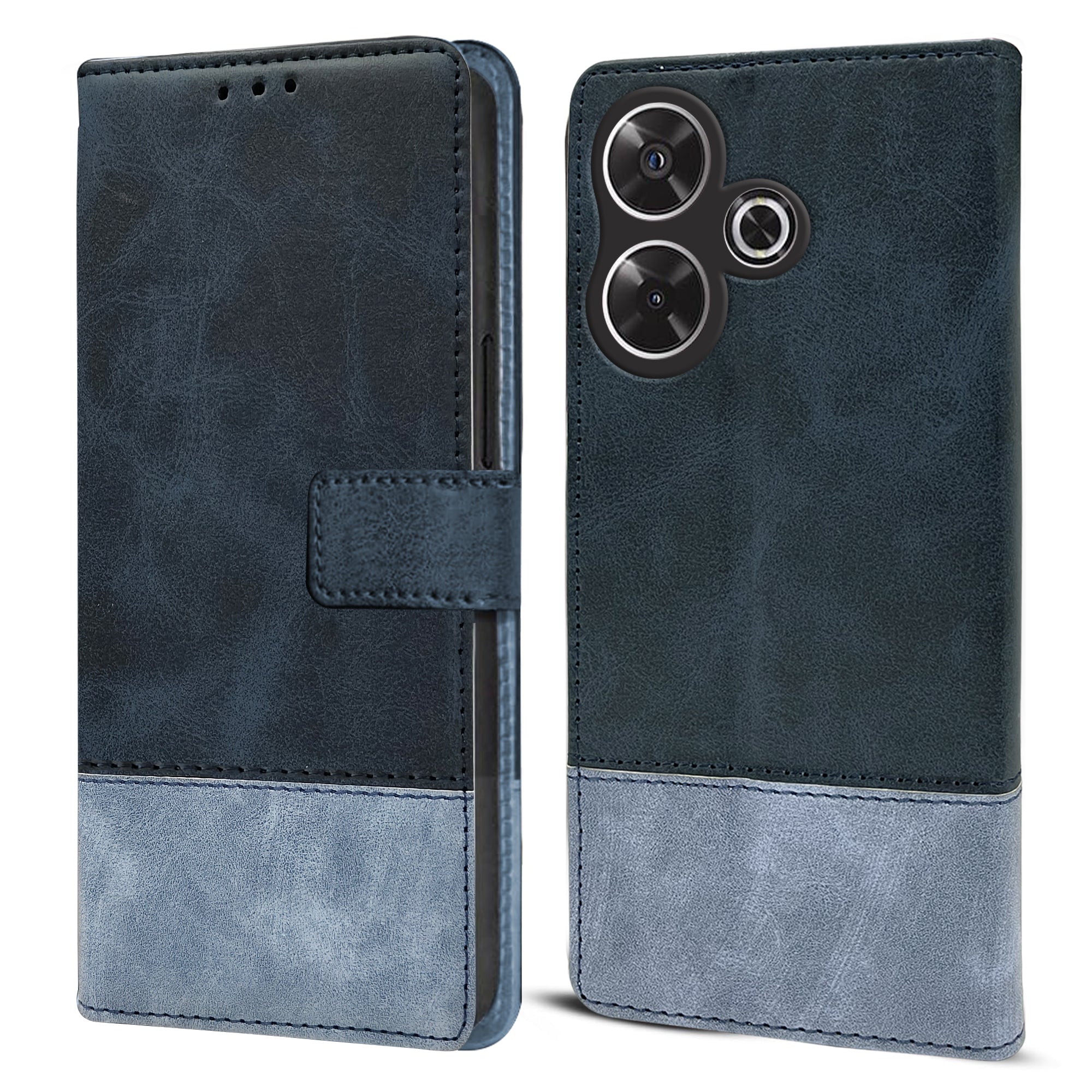 For Xiaomi Mi Redmi 13 4G | 5G Flip Cover Case ( Professional Dual Leather Wallet with Magnetic Closure)