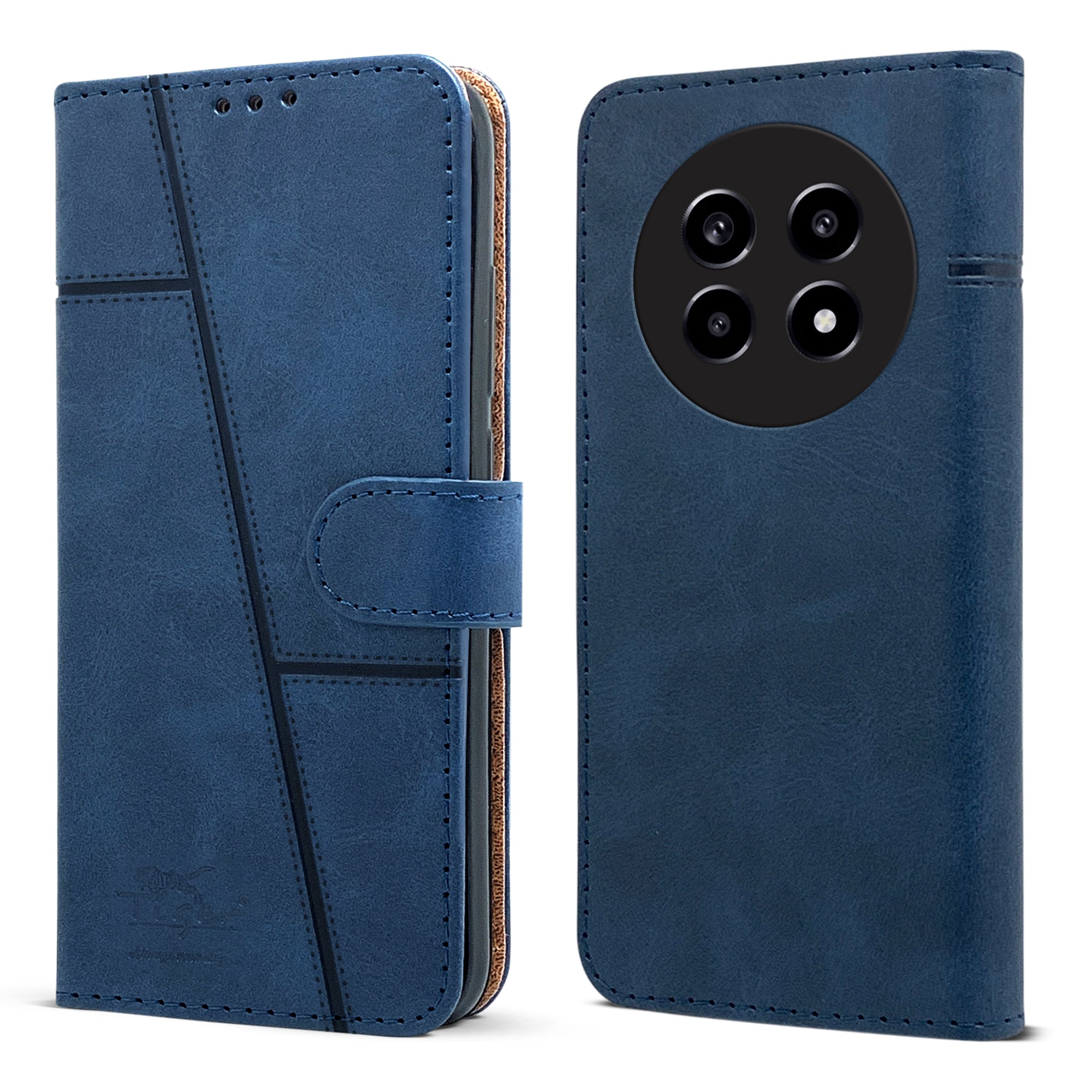 For Realme 13 Pro | Realme 13 Pro Plus 5G Flip Cover Case ( Stitched Leather with Magnetic Closure)