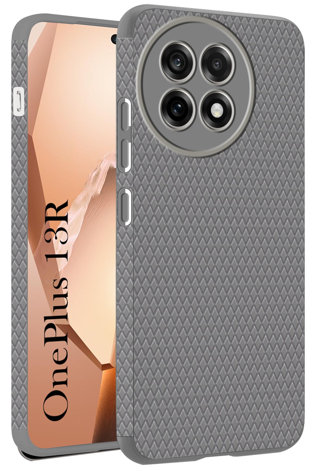 For OnePlus 13R 5G Back Cover Case (Liquid Silicone | Side Grip | Camera Protection)