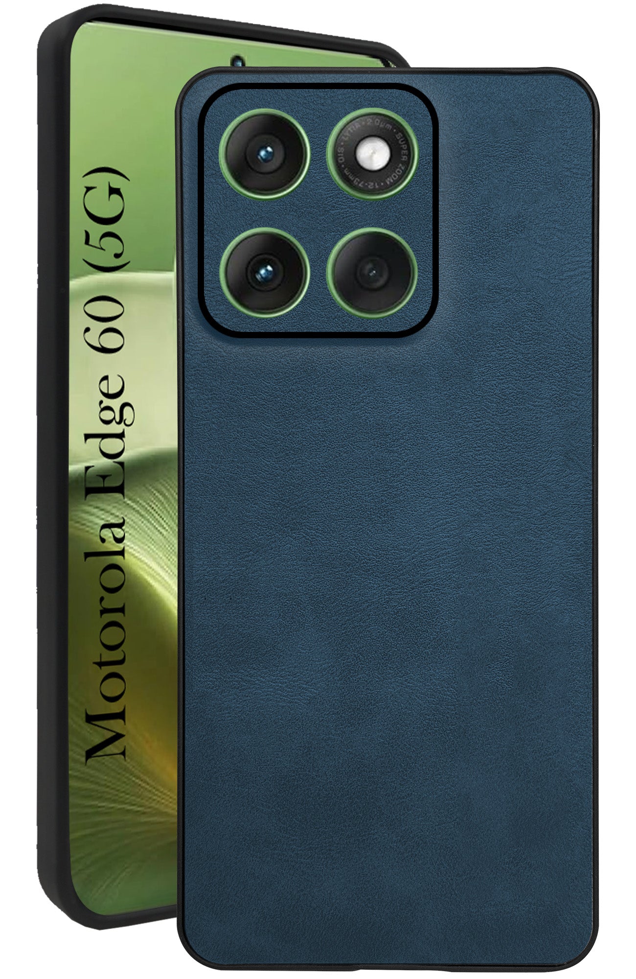 For Motorola Moto Edge 60 Back Cover Case (Professional Vegan Leather | Camera Protection | Slim & Soft