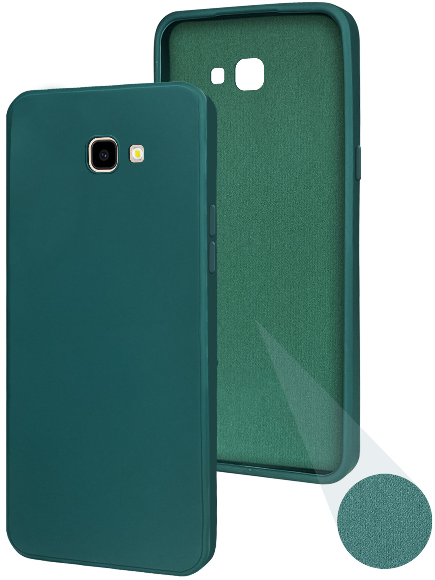 For Samsung Galaxy J4 Plus Back Cover ( Silicone Clear Shockproof Case with Camera Protection | Soft and Flexible | Transparent)