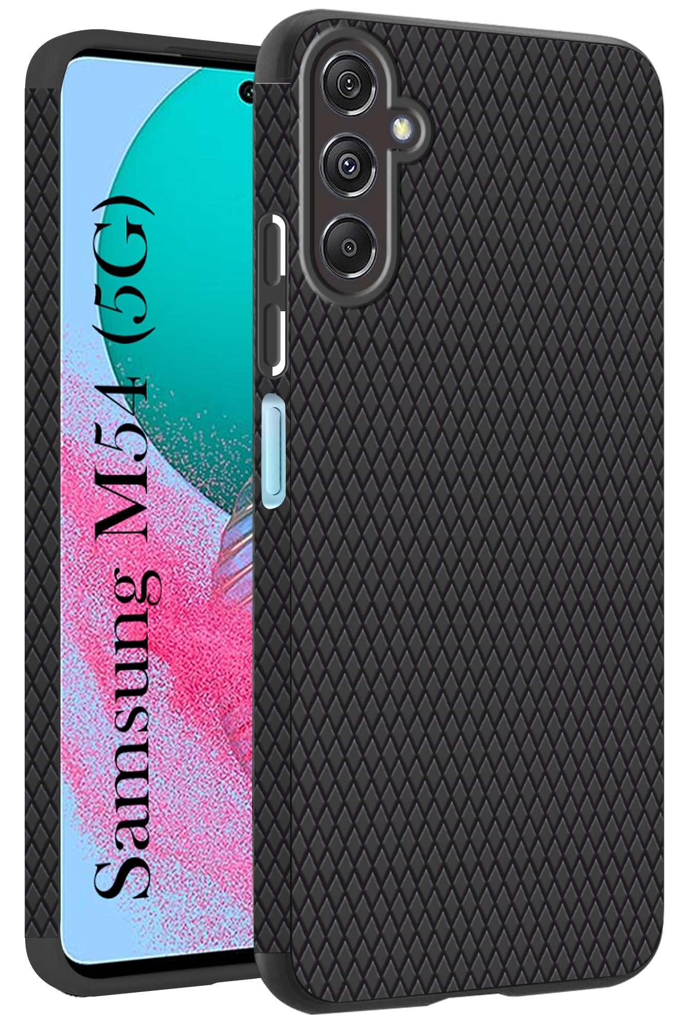For Samsung Galaxy M54 5G Back Cover Case (Liquid Silicone | Side Grip | Camera Protection)