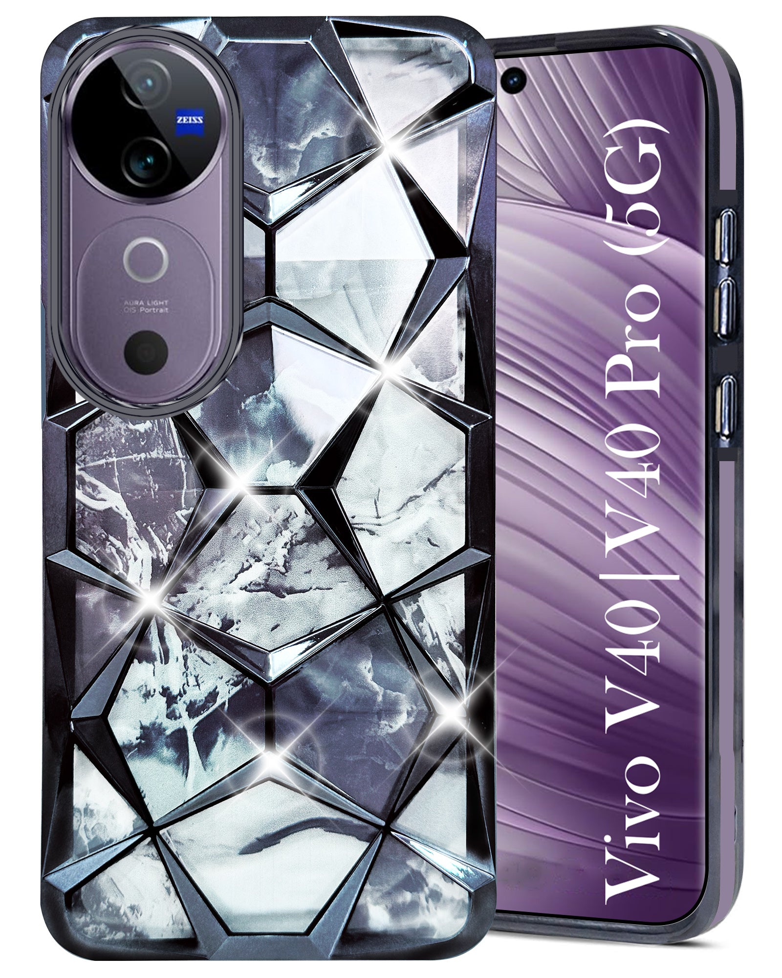 For Vivo V40 Vivo V40 Pro 5G Back Cover Case Dual Design