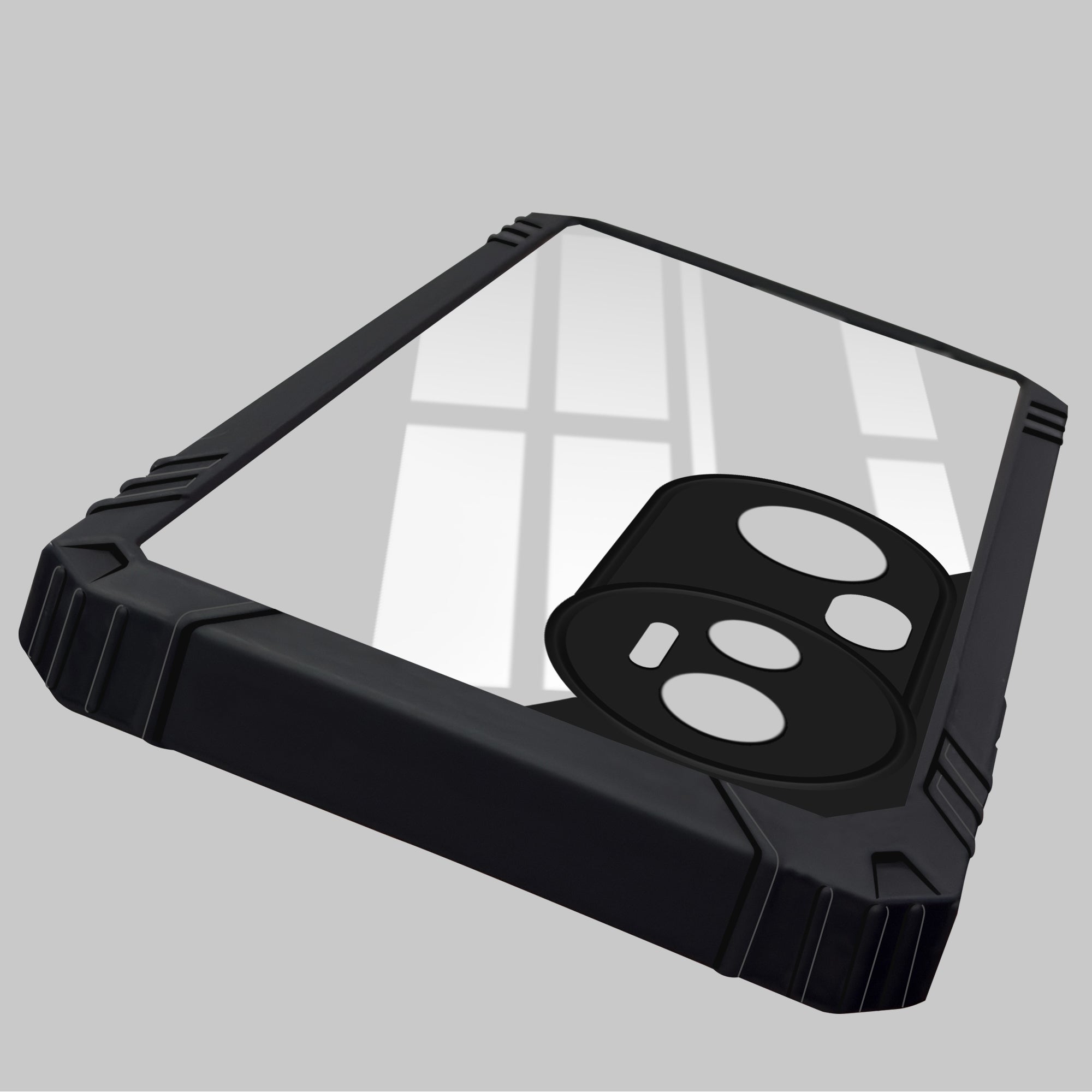 For Vivo T4 Ultra Back Cover Case (Ultimate Shockproof Bumpers | Anti Yellow | Rugged Armor | Hybrid PC | Black )