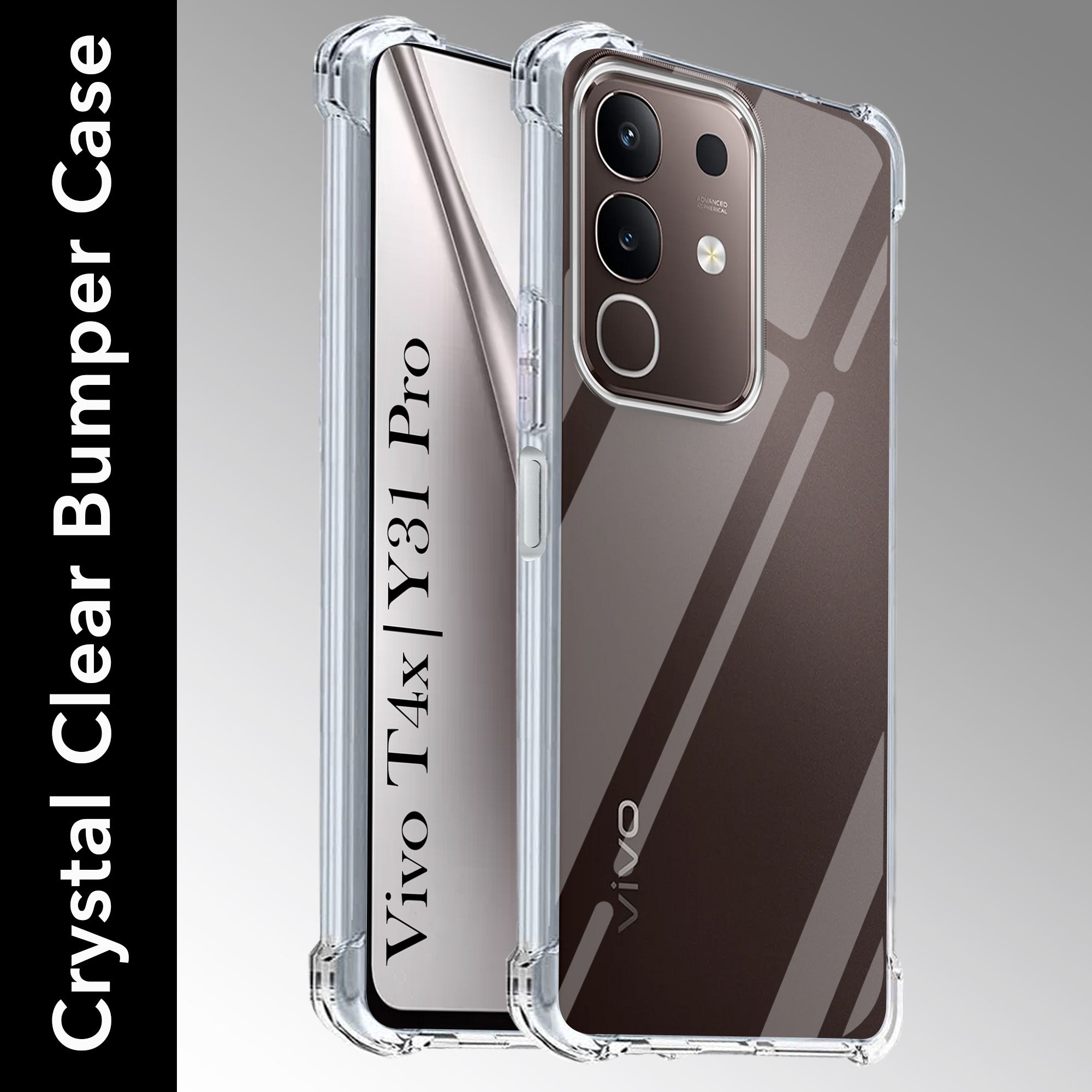 For Vivo T4x | Vivo Y31 Pro Back Cover (Drop & Camera Protection | Hard Polycarbonate)