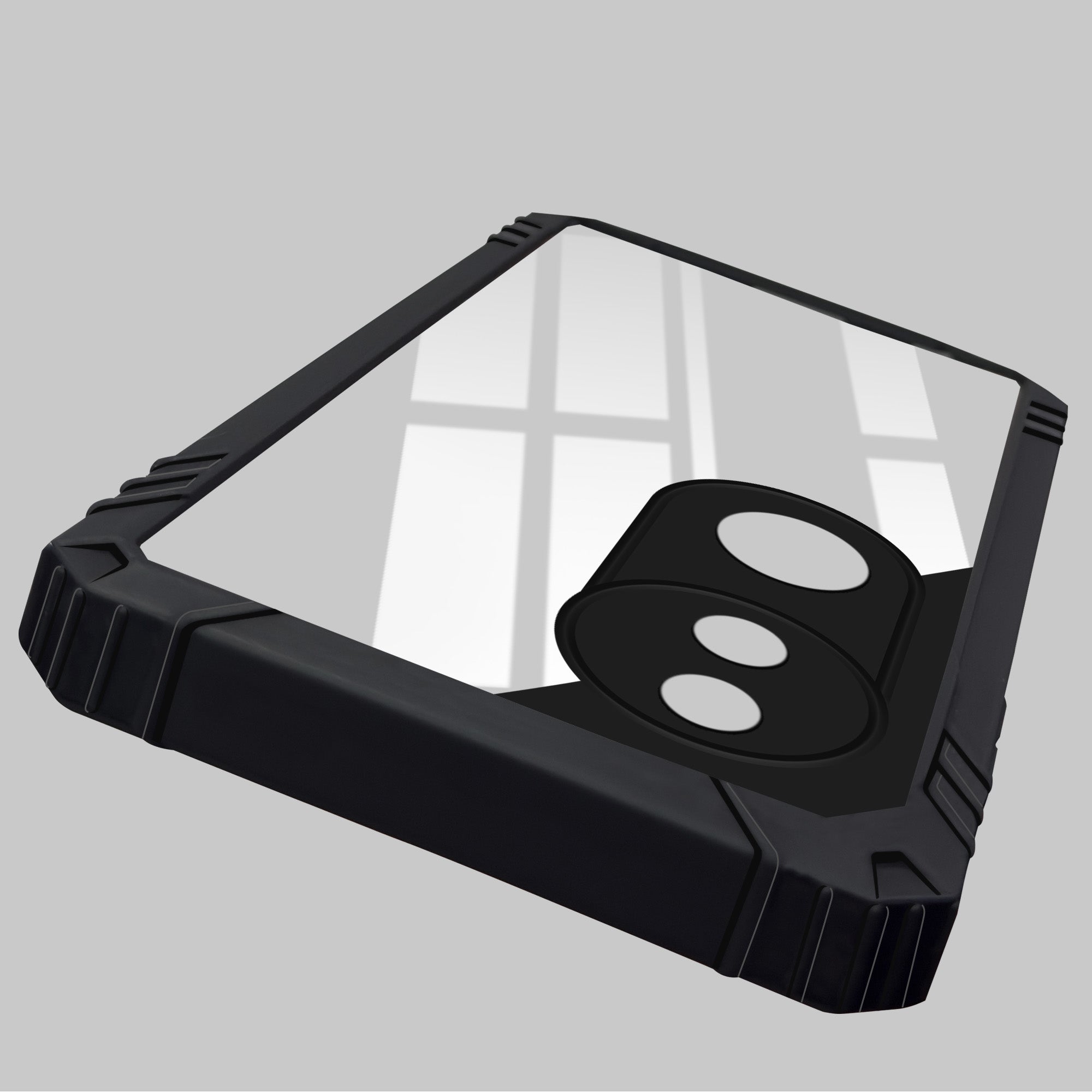 For Vivo T4R Back Cover Case (Ultimate Shockproof Bumpers | Anti Yellow | Rugged Armor | Hybrid PC | Black )