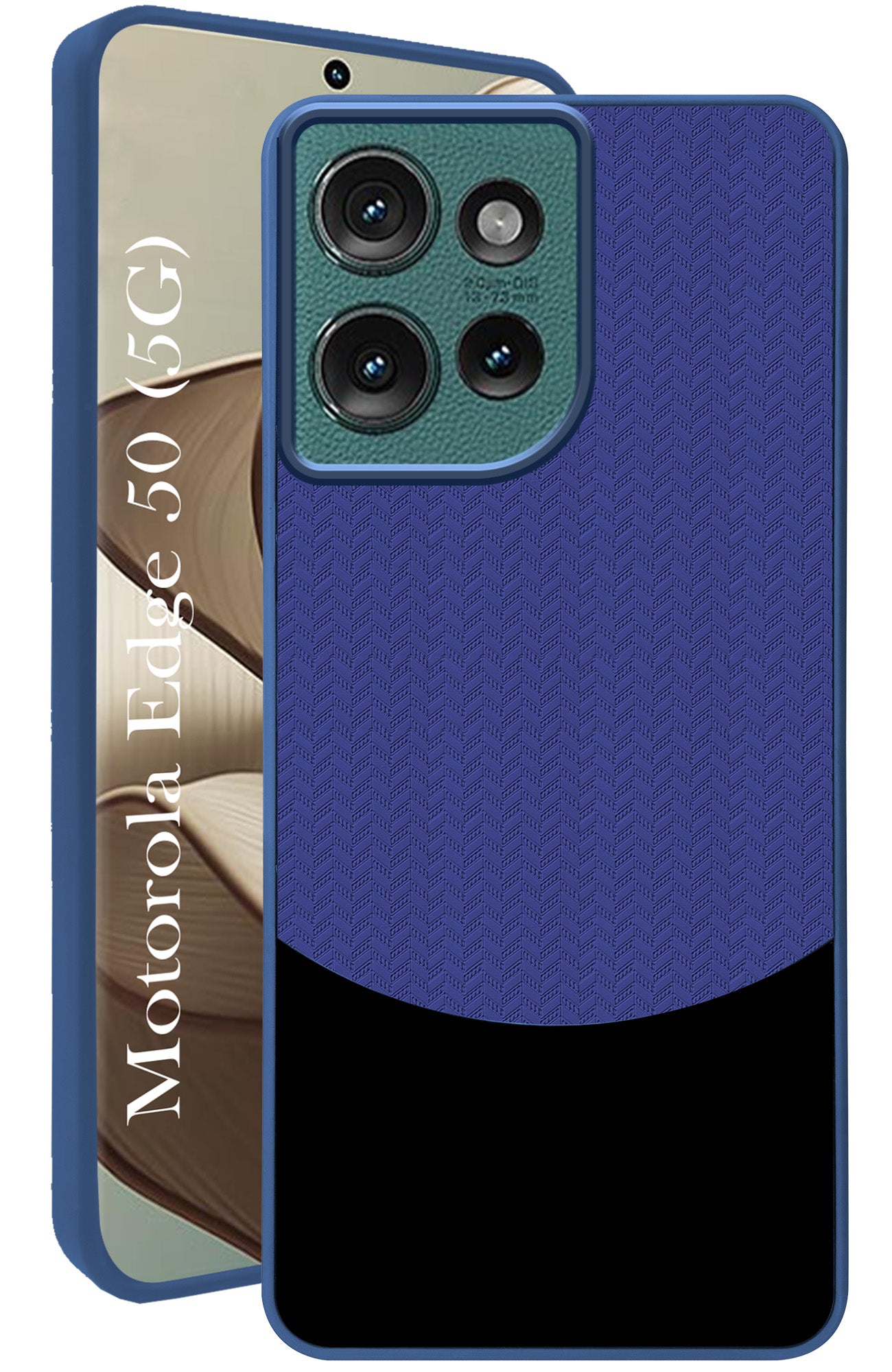 For Motorola Moto Edge 50 5G Silicone Finish Back Cover Case (Premium Minimalist Professional Feel | Camera Protection Bump)