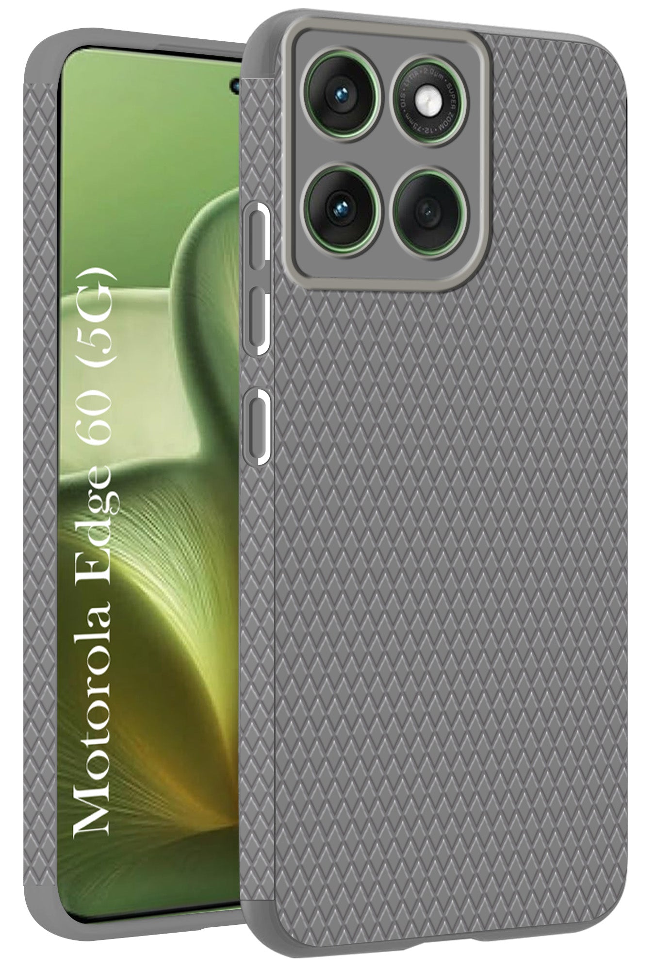 For Motorola Moto Edge 60 Back Cover Case (Liquid Silicone | Side Grip | Camera Protection)