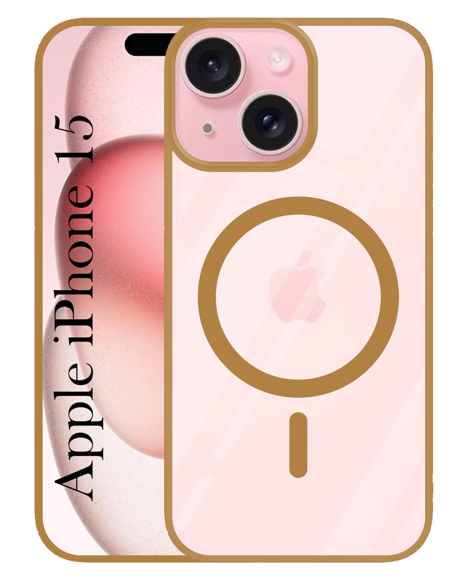 For Apple iPhone 15 Back Cover Case (MagSafe Compatible Wireless Charging | Hybrid Camera Bump Protection | Shockproof Polycarbonate Material)