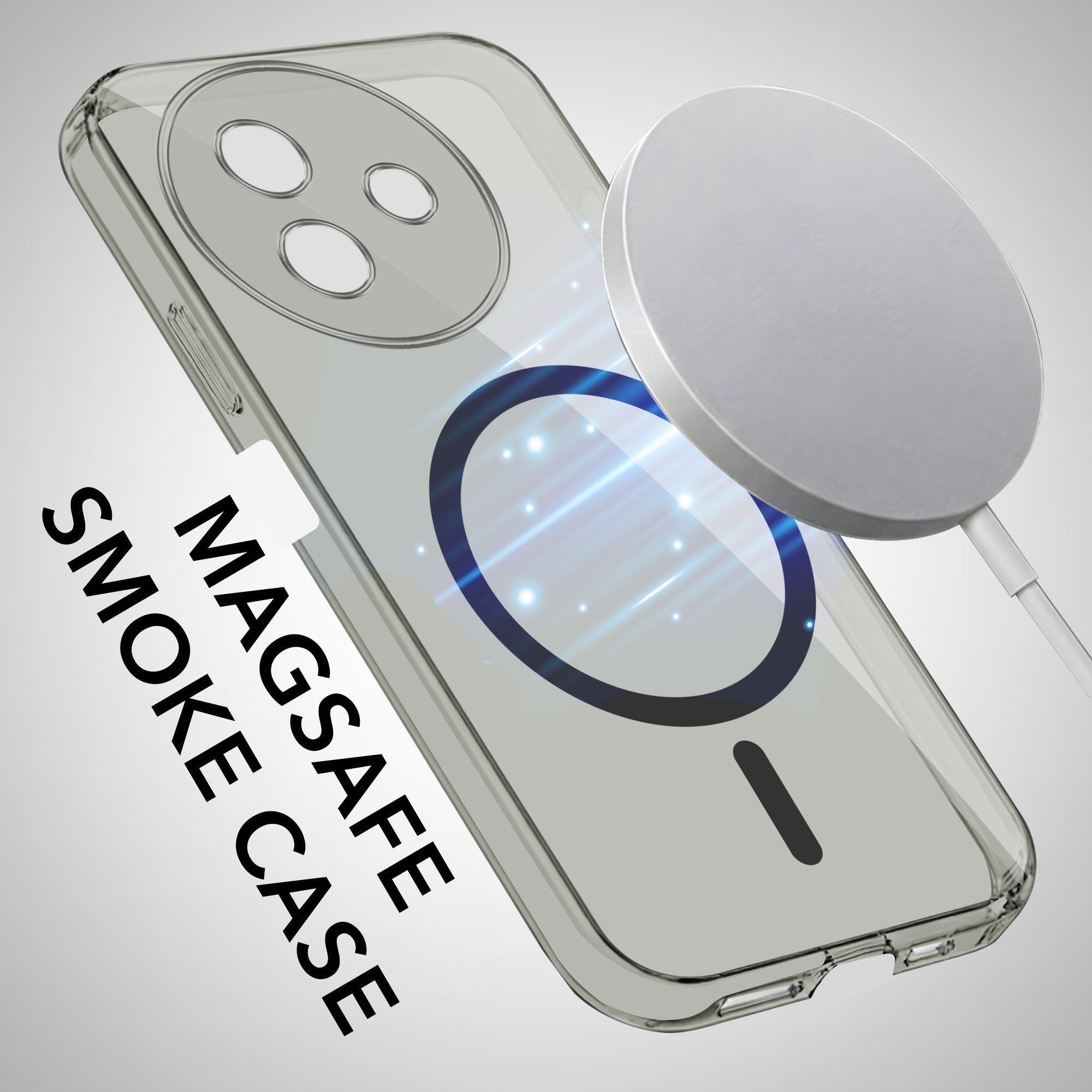 For Vivo Y39 Back Cover Case Lifetime Anti-Yellow MagSafe Compatible Clear (Sleek Hard Crystal | Shockproof and Camera Protection)