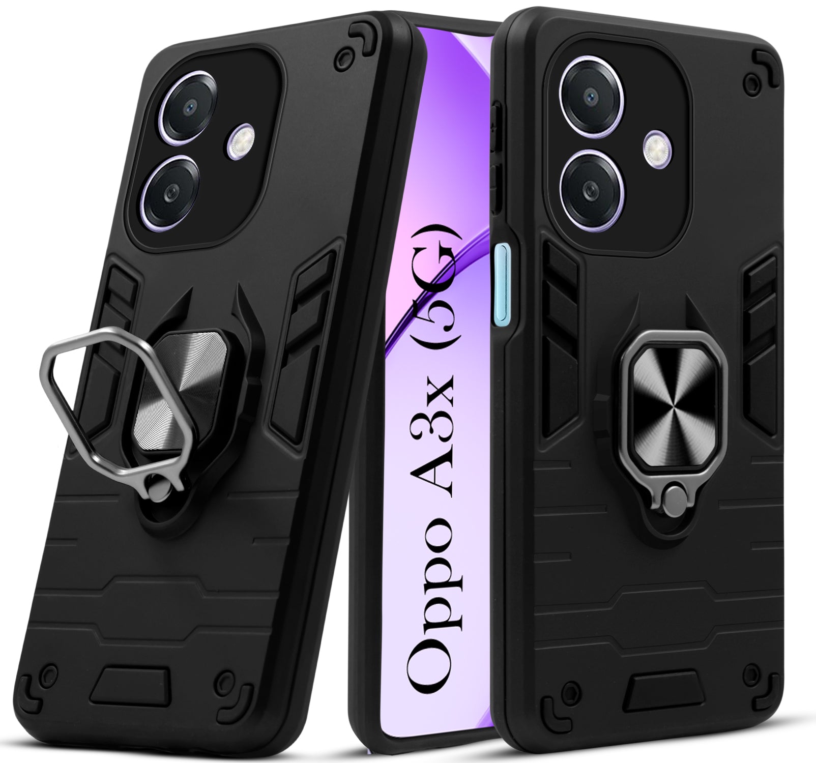 For Oppo A3X 5G | Oppo A3 5G Back Cover Case (Shockproof Polycarbonate Dual Layer Hybrid Armor)