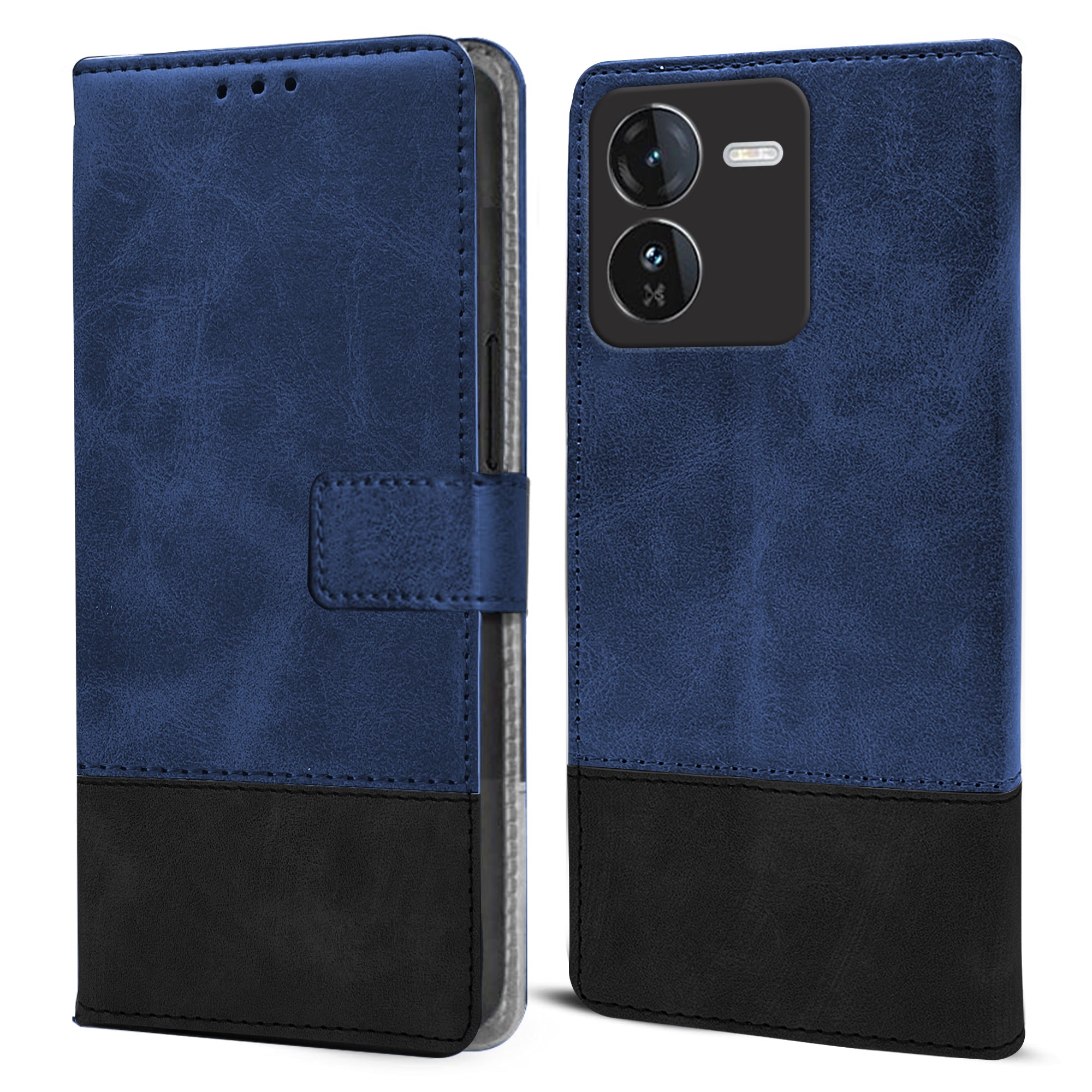 For Vivo IQOO Z9 5G Flip Cover Case ( Professional Dual Leather Wallet with Magnetic Closure)