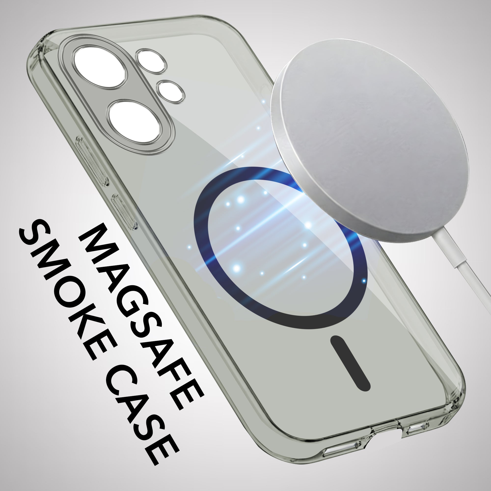 For Vivo V60 | Vivo T4 Pro Back Cover Case Lifetime Anti-Yellow MagSafe Compatible Clear (Sleek Hard Crystal | Shockproof and Camera Protection)