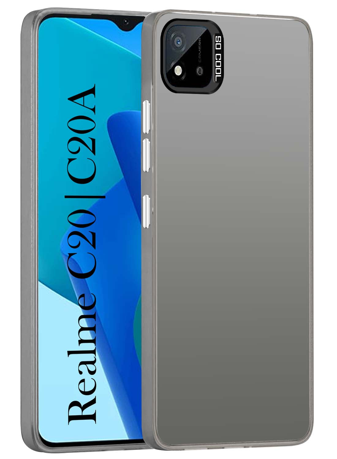 For Realme C20 | Realme C20A Hard Back Cover Case (Velvet Touch | Professional Glossy Finish | Camera Protection Bump)