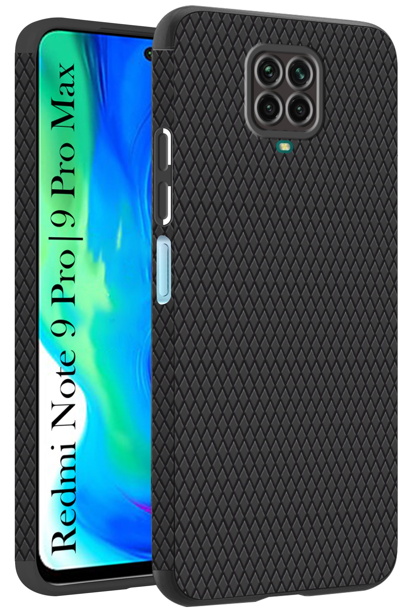 For Redmi Note 9 Pro | 9 Pro Max | Note 10 Lite Back Cover Case (Liquid Silicone | Side Grip | Camera Protection)